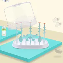 Тип цветка многофункциональный держатель для детской бутылочки ящик для хранения дренажная Стойка С Пылезащитным покрытием дети младенцы бутылки сушильные стеллажи