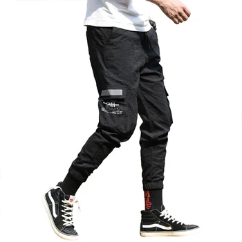 

Long Pencil Cargo Pants Men's Slim Spring Men's Jogger Trousers Fashion Thin Skinny Men Hiphop Trousers Clothes Clothing