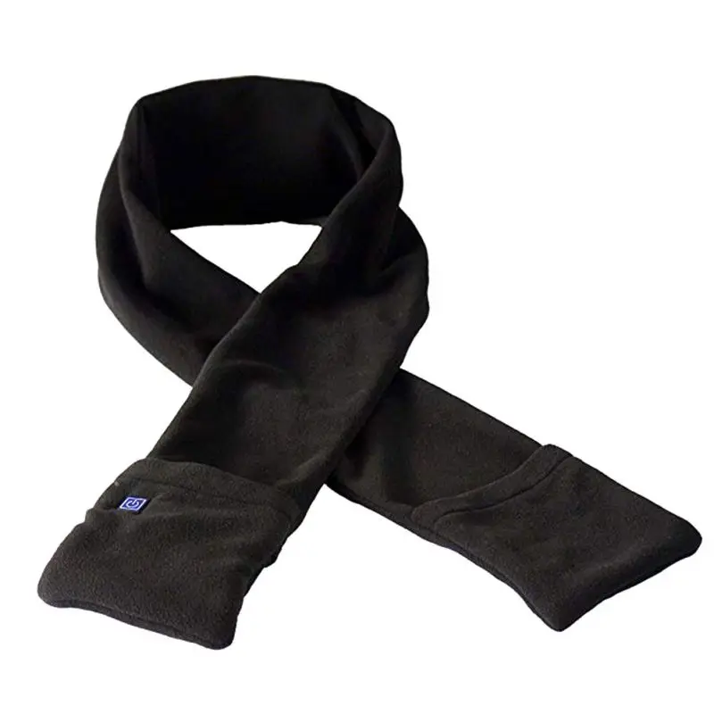 Новые зимние теплые принадлежности USB нагревательный шарф с подогревом шейный шарф 3 цвета для зимы на открытом воздухе в помещении для вождения офиса - Цвет: A