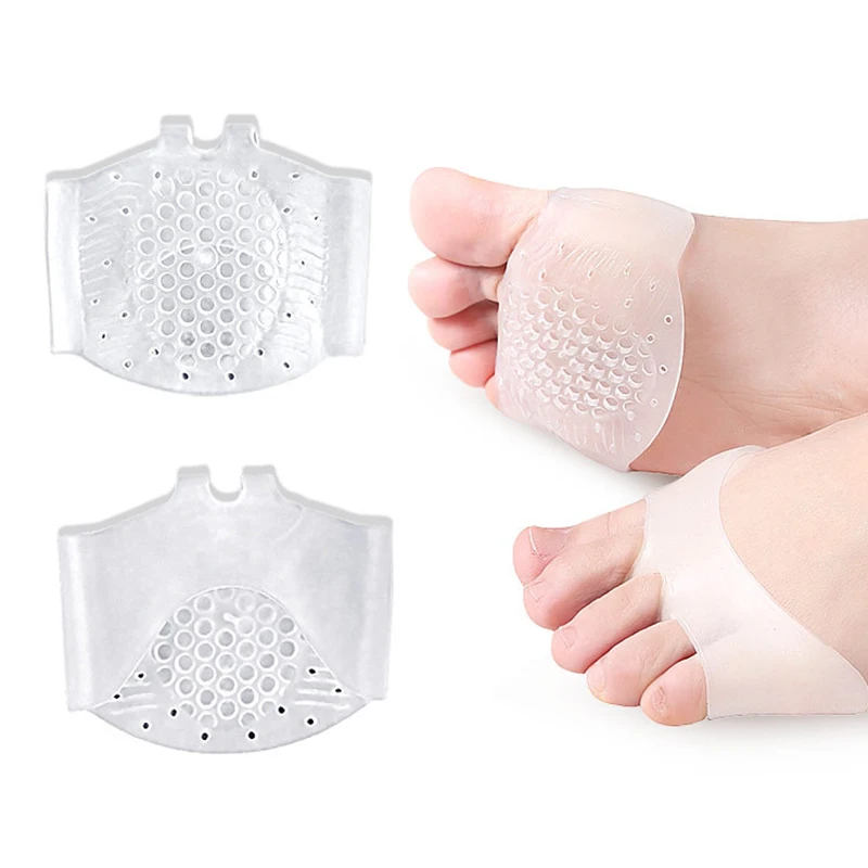 

Thickened Honeycomb Forefoot Cushion Cover Type Breathable Shock Absorption Slow Pressure Anti-Wear High Heel Foot Pad Half Size