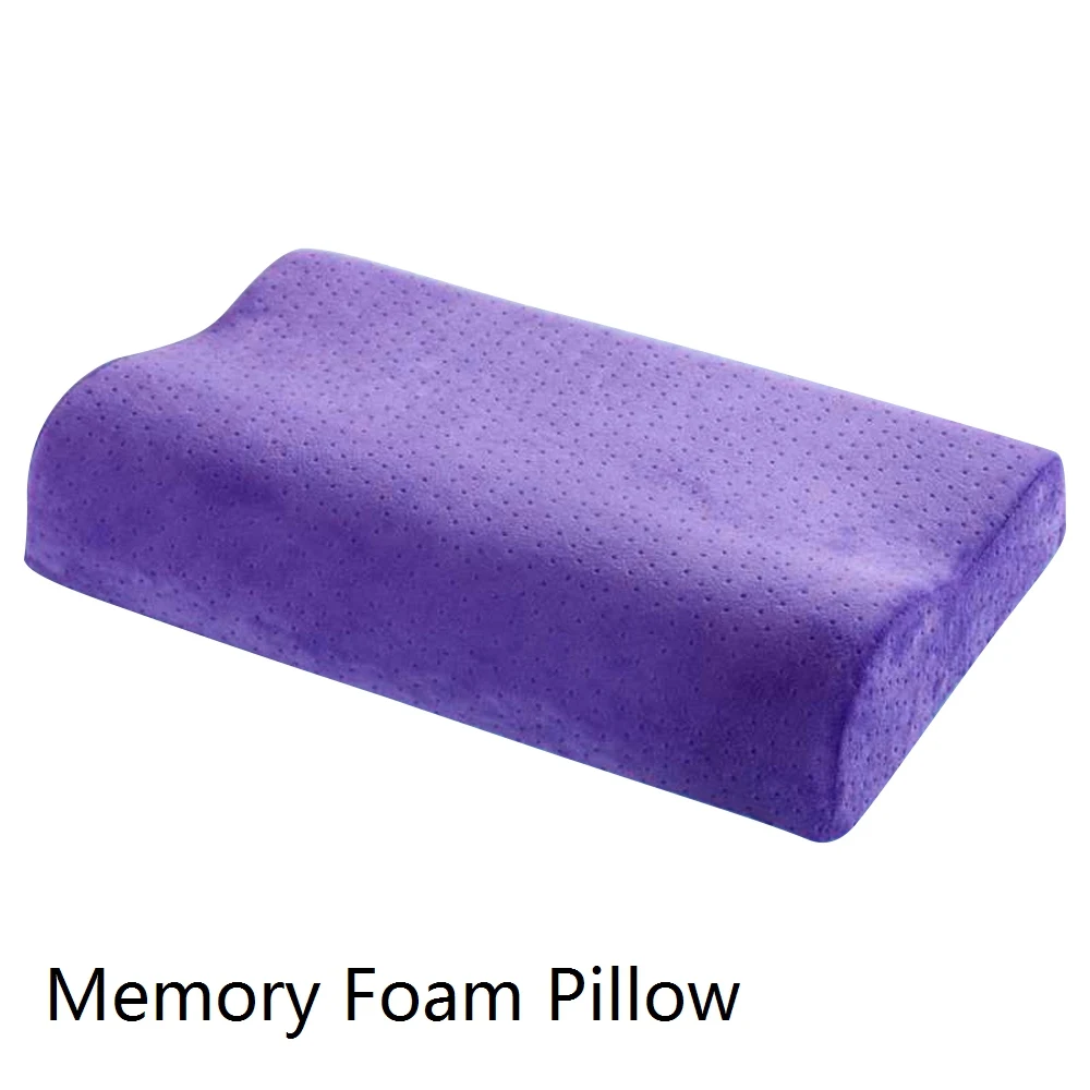 purple 50x30cm DIDIHOU подушка из пены с эффектом памяти Ортопедическая подушка постельные принадлежности подушка для шеи волокна медленный отскок подушки массажер для шейного отдела здравоохранения - Цвет: purple 50x30cm