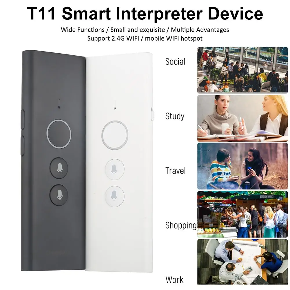 T11 Intelligent AI Translation Stick устройство для обучения английскому языку путешествия бизнес Wifi портативная машина для перевода