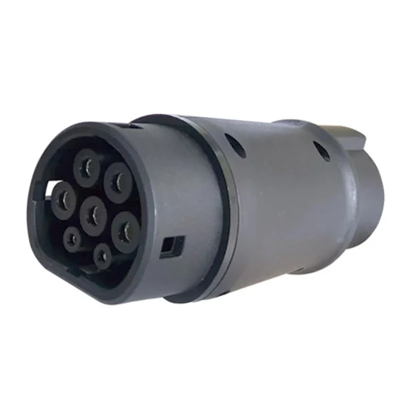 type 1 to type 2 ev charger convertor black (1)