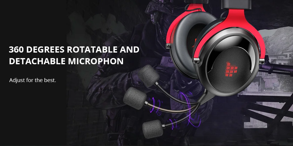 Tronsmart Shadow 2.4G Wireless Gaming Headset 12-Hour Play Time for PS5, PS4, PC, PS4 Pro, Mac, Switch, Xbox One (4)