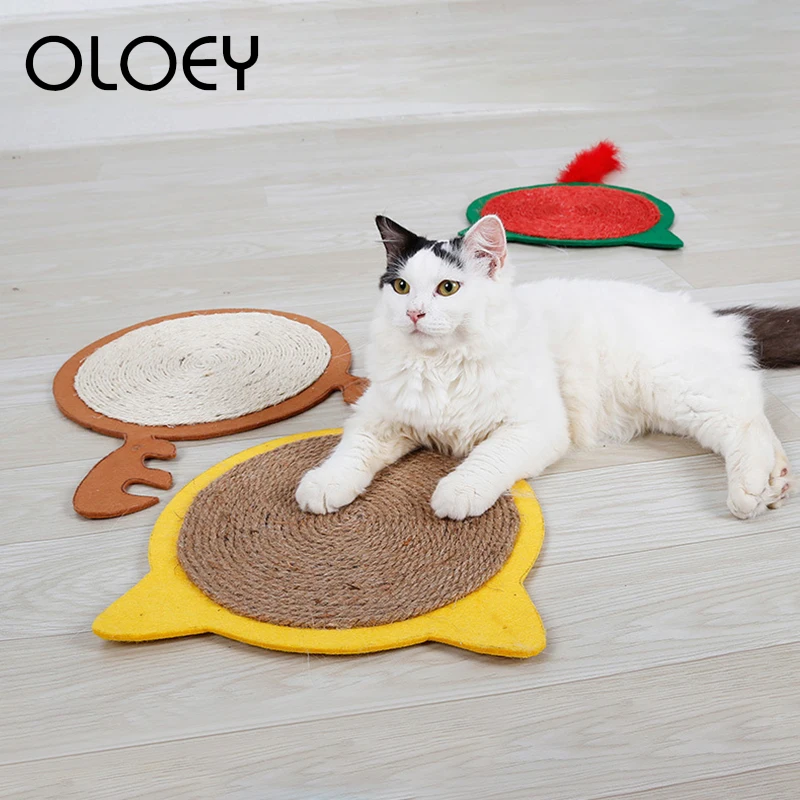

Natural Sisal Cat Scratcher Cardboard Protecting Furniture Claws Care Nail Scraper Toy For Pet Training Cat Scratch Pad Board
