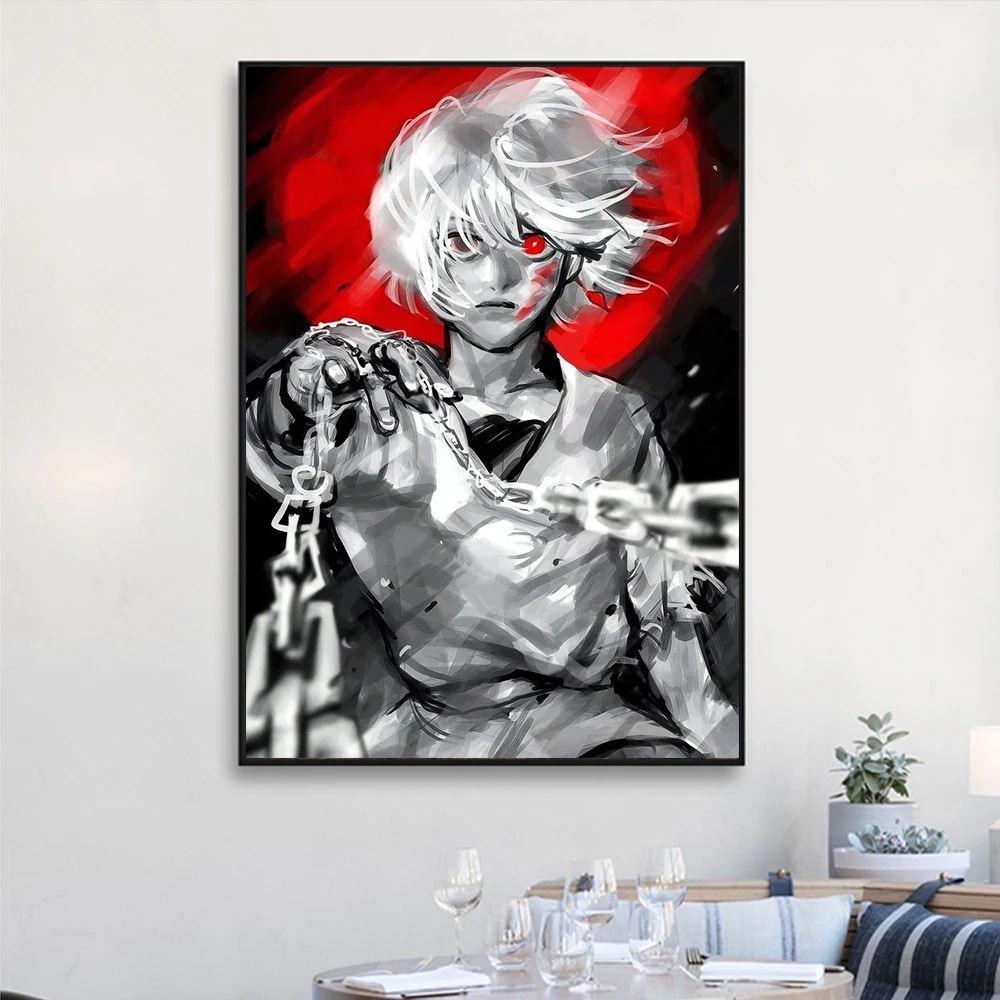 Japanese Anime Hunter X Poster Killua Zoldyck Kurapika Gon Freecss Hisoka Wall Art Decor Canvas HD Painting Decoration | Дом и сад