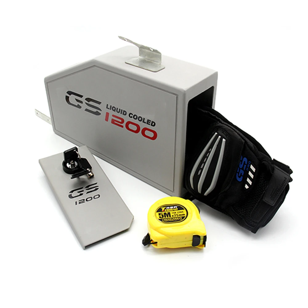 For BMW R1200GS ADV LC R1200/Adventure R 1200 GS 2013- Decorative Aluminum Box Toolbox 5 Liters Tool Box Left Side Bracket