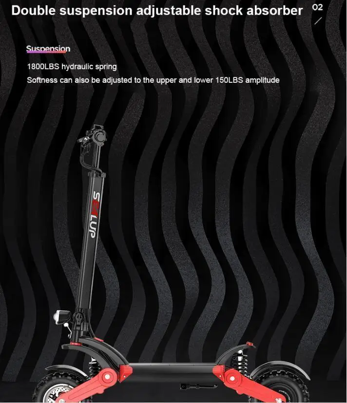 Foldable Electric Skateboard Two Wheels Electric Scooters Off Road Single Drive 500W 48V 35KMH Powerful Electric Bike (10)