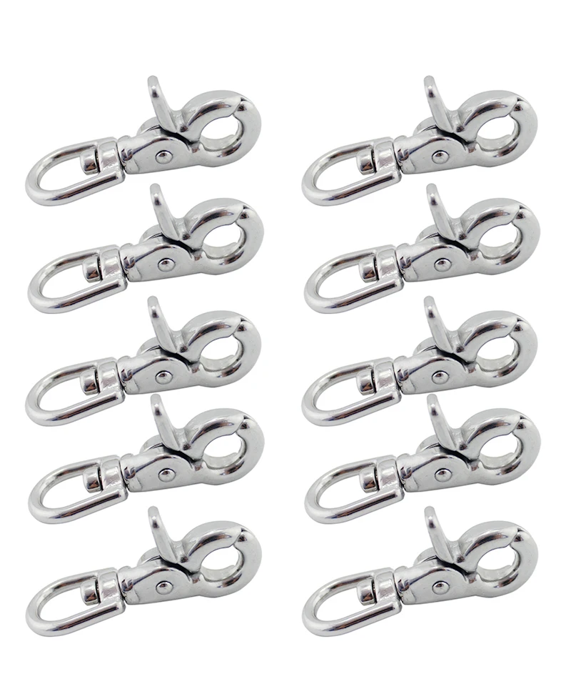 Metal Bag Buckle Key Ring Lobster Clasps Swivel Trigger Clips Snap Buckles Hooks For Craft Strap Webbing Pet Dog Rope Leashes,yacht boat marine yacht accessories yate sailing boat accessories rv accessories motorhome accessories pontoon boat accessories marine hardware marine boat yacht accessories marine accessories kayak for boat caravana caravane camping car accessoire camper van accessories boating accessories boat parts boat hardware boat assesoires boat accessories marine stainless steel pontoon boat accessories