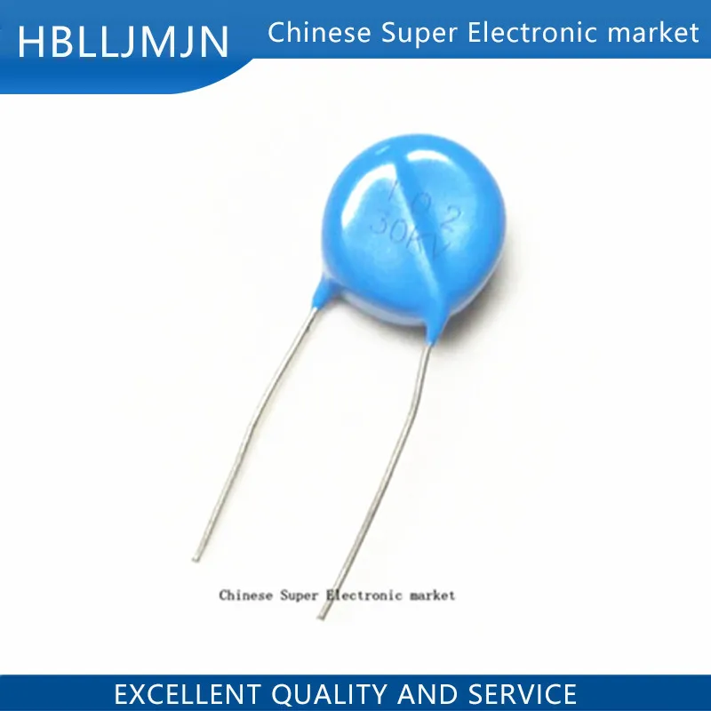 5PCS 30KV 1000PF 102 102K 30000V High Voltage Ceramic Capacitor | Электронные компоненты и принадлежности