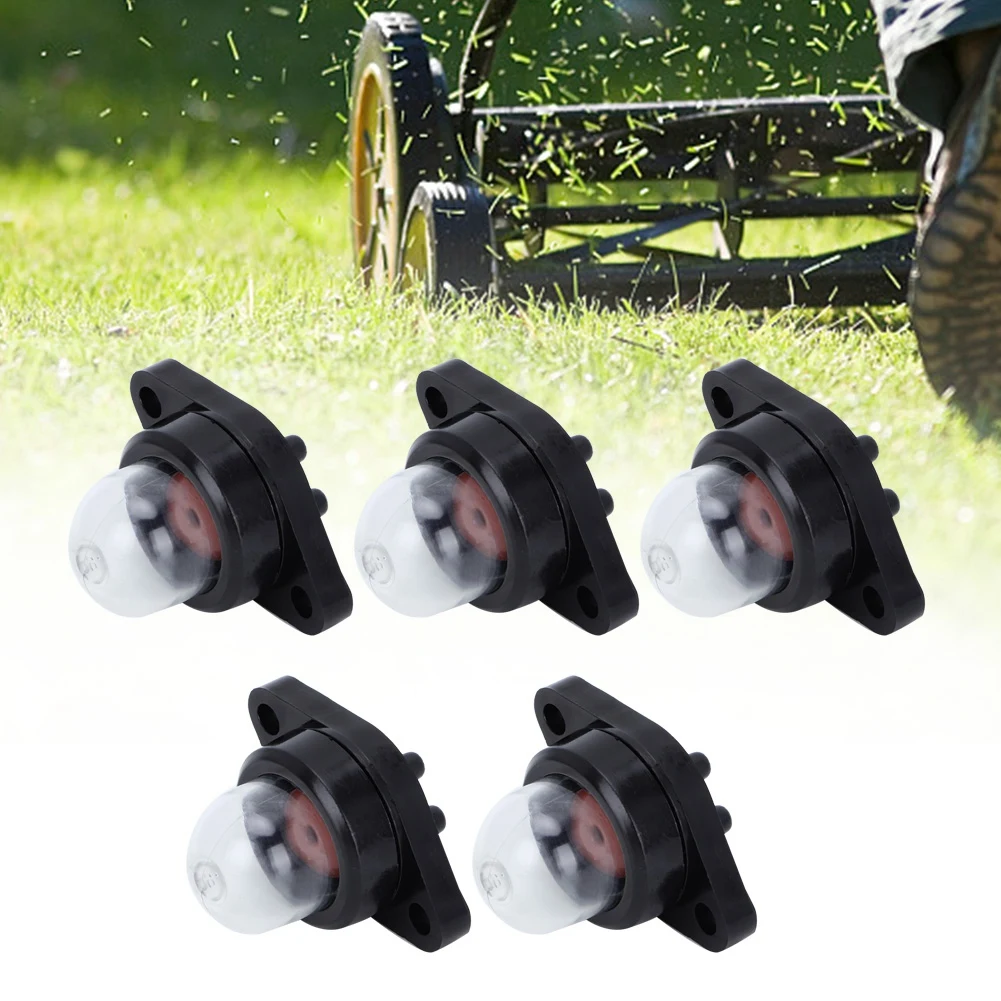 5Pcs Carburetor Primer Petrol Snap in Carburetter Primer Line Bulb Fuel Pump for Poulan 530071835 Chainsaw Clear Blowers Trimmer