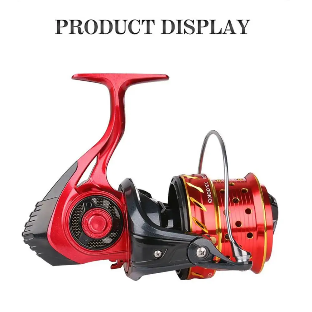 Carretel de Pesca Acessórios de Pesca Vermelho + Ouro Balancim Roda Girando Cor: Modelo: Cs8000 – 10000 12000 Cnc
