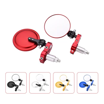 

Motorcycle Mirror 22/24mm Handle Bar End Rearview Side Mirrors five colors For Yamaha FZ6R FZ8 XJ6 DIVERSION XSR 700 900 TDM 900