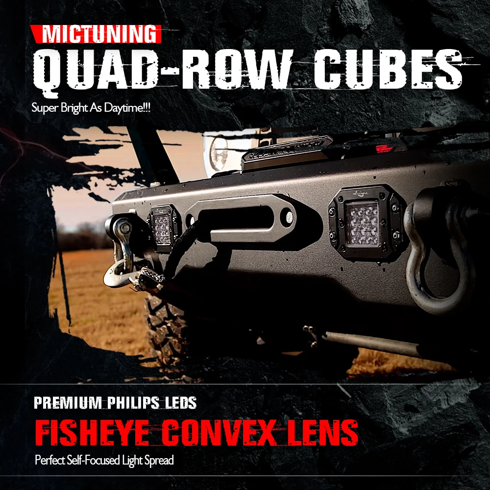 Mictuning-2pcs-5-42W-LED-Light-Spot-Beam-for-Philips-chip-LED-Light-Bar-Driving-Lights