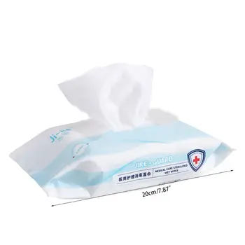 

80 Sheets Sterilized Wet Wipes Disposable Hand Sanitizing Disinfecting Tissue