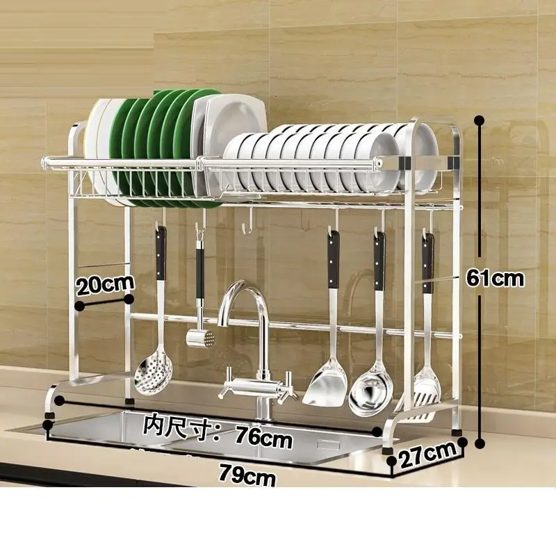 Etagere дальность Almacenamiento Kuchnia Cosas De Scolapiatti Mutfak кухня Cocina Organizador кухонный стеллаж для хранения держатель - Цвет: Version M