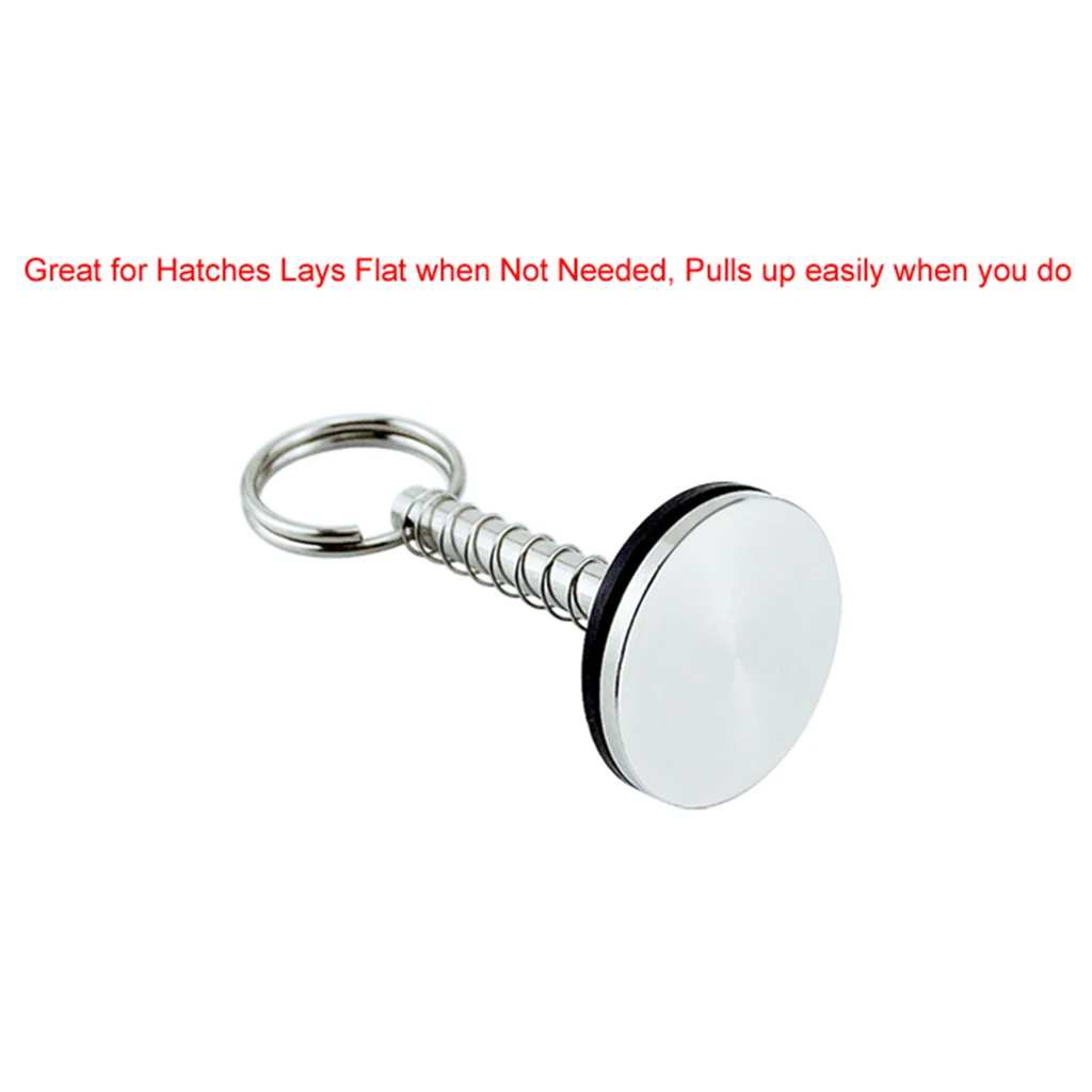 316 Stainless Steel Flush Hatch Cover Pull 1.25 inch for Engine Covers, Floor Storage & Baitwell Lids 316 Stainless Steel Flush Hatch Cover Pull 1.25 inch for Engine Covers, Floor Storage & Baitwell Lids