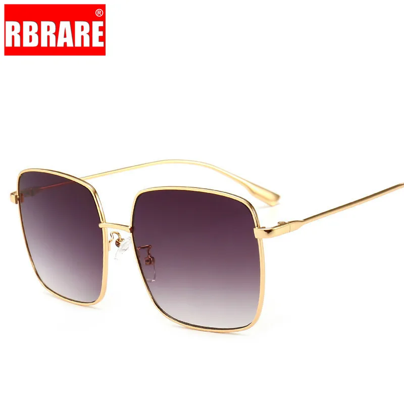 Óculos de sol quadrados com espelho plano mulher vintage oversize_voghion.com