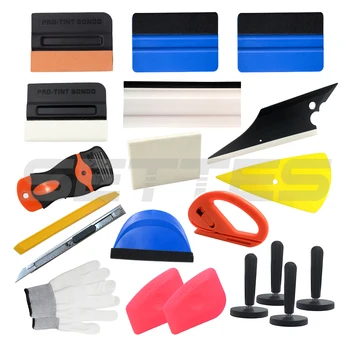 

20PCS Carbon Car Wrap Vinyl Tools Squeegee Window Tint Repair Tool Set Magnet Holder Vinyl Film Cutter Car Accessories