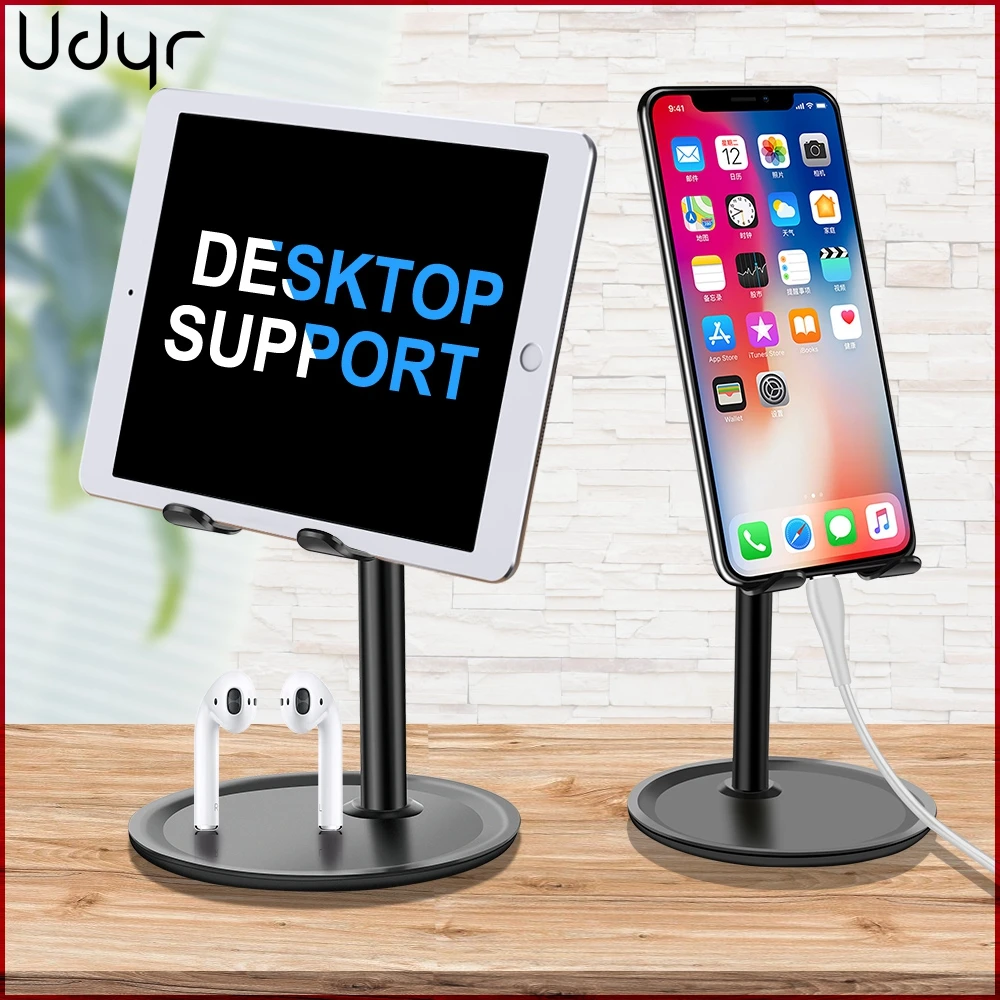 

Udyr Mobile Phone Holder For iphone 11 x 7 Honor ipad Tablet smartphone cellphone holder Desk Phone stand holder soporte movil