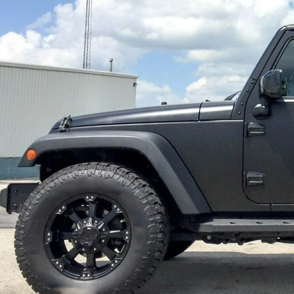 Новые черные крышка замка для Jeep Wrangler двигателя воздуха Заборная решетка боковой корпус воздуха Впускное отверстие решетка петля
