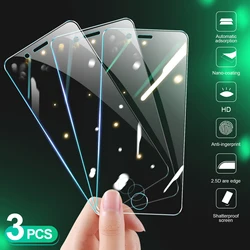 Protection d'écran complète en verre trempé pour iphone, Film protecteur pour modèles SE 2021 5S 6 6S 7 8 Plus 11 Pro Xs max X XR, 3 pièces 