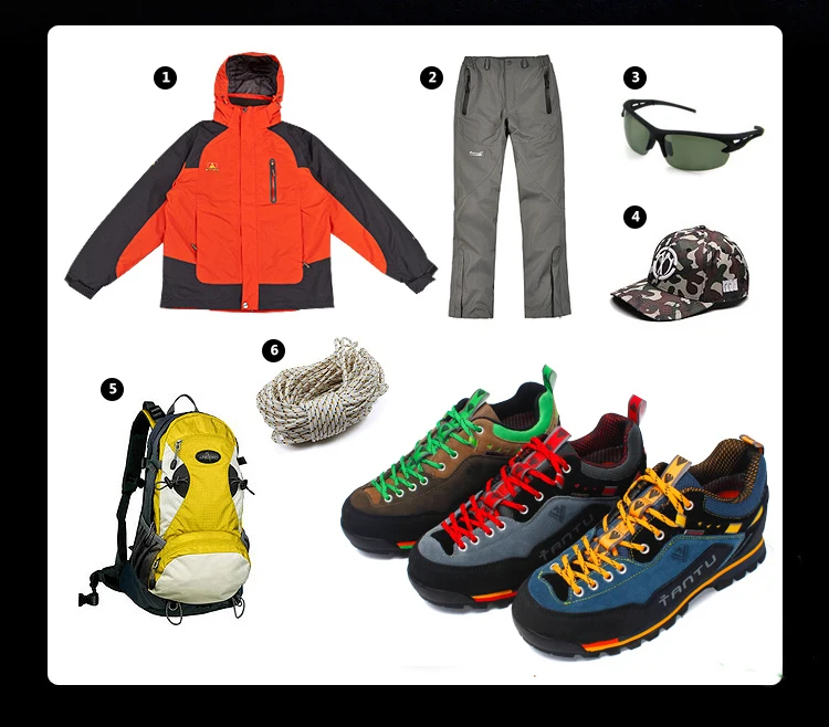 Уличные мужские треккинговые ботинки, кожаные треккинговые ботинки, дышащие походные ботинки, мужские кроссовки, нескользящие спортивные ботинки для альпинизма