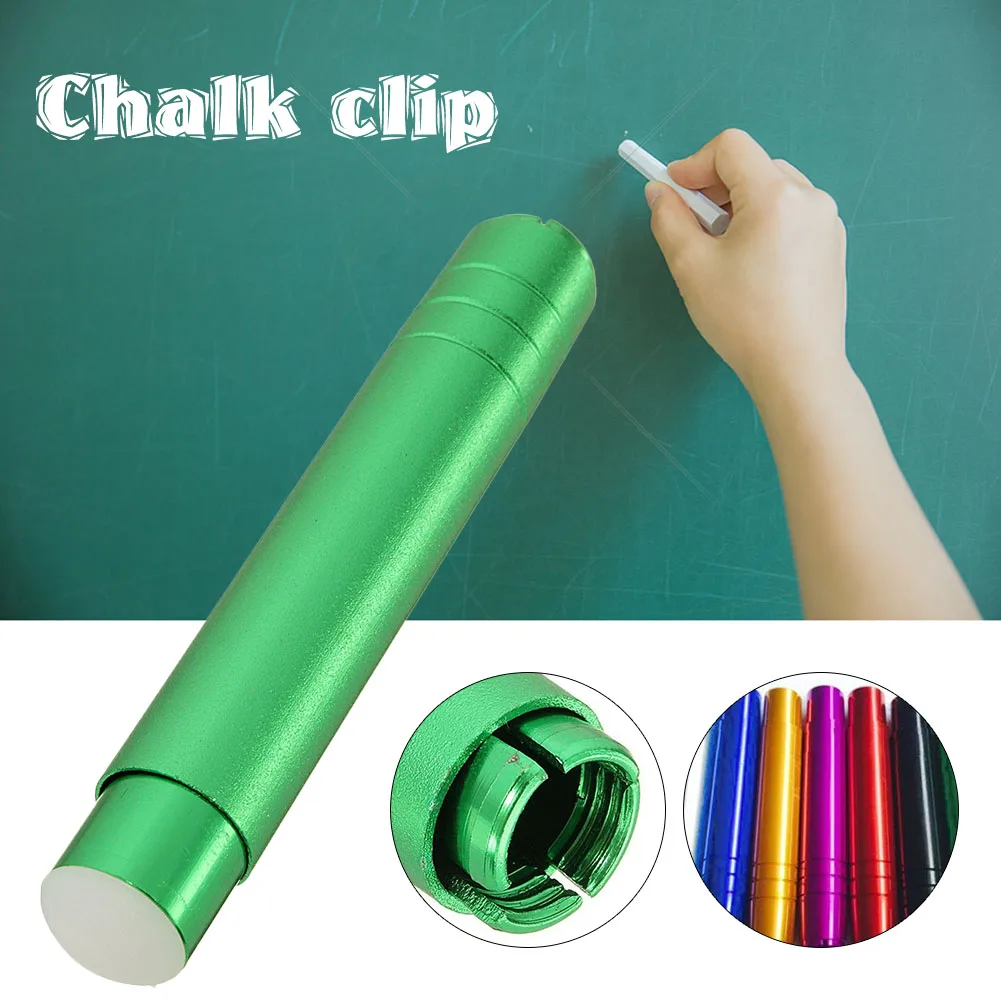 

Aluminum Alloy Chalk Keeper Holder Chuck for School Office Teacher X-Best