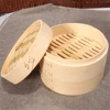 10/15/20cm  Chinese Dumplings Bamboo Steamer Cooker with Lid Dimsum Steamer Fish Rice Vegetable Basket Kitchen Cooking Tools ► Photo 2/5