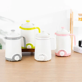 

Mini Electric Kettle Boiler Ceramics Soup Stew Porridge Slow Cooker Milk Heater Hot Water Heating Cup Health Pot Health Cup