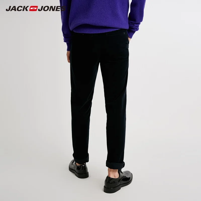JackJones мужские хлопковые повседневные эластичные брюки мужская одежда 218414507