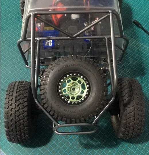 Rc гусеничный титановый сплав заднего ковша/Rollcage для Trx4 TRX-4 черный