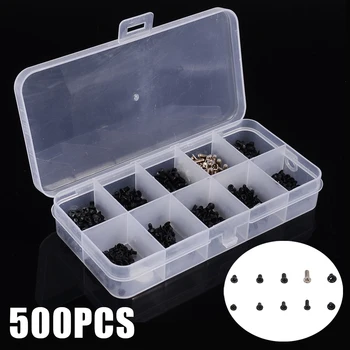 

500pcs/lot M2 M2.5 M3 Laptop Computer Screws Assemble Repair Screw Fastener Set Kit Fit For IBM HP Dell Lenovo Samsung