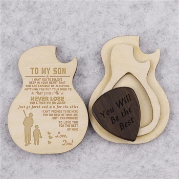 

Guitar Pick Box Wooden Guitar Pick Storage Case for Bass Pack Jazz Guitar Accessories dropship products store with aliexpress