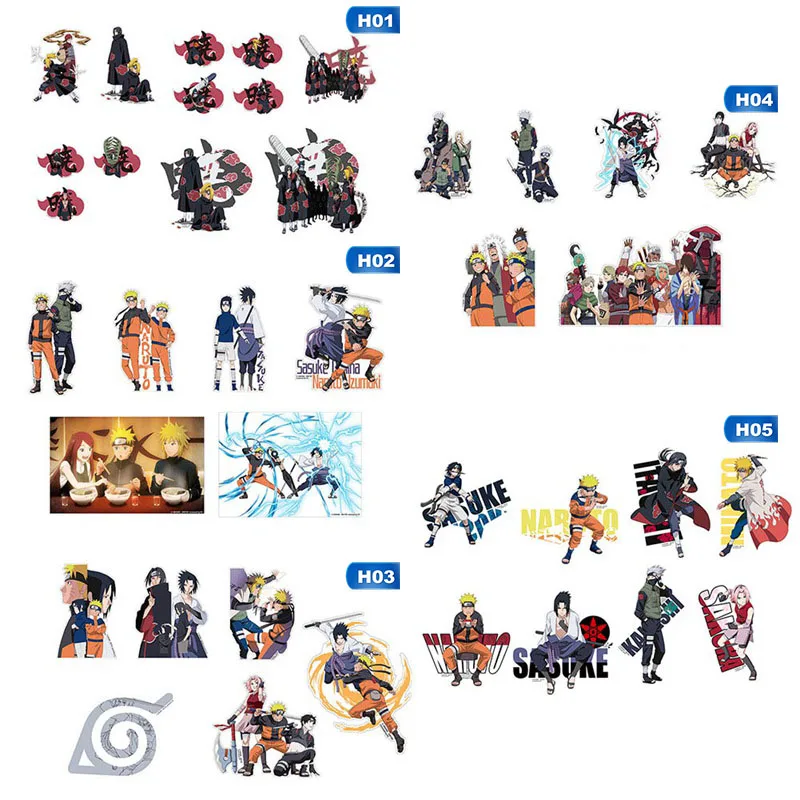 Стикеры японского аниме стикеры Naruto с мультипликационным принтом для сноуборда