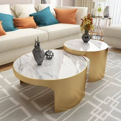 Chinese Supplier Living Room Furniture Design Modern Marble Center Coffee Table  Gold - Coffee Tables - AliExpress