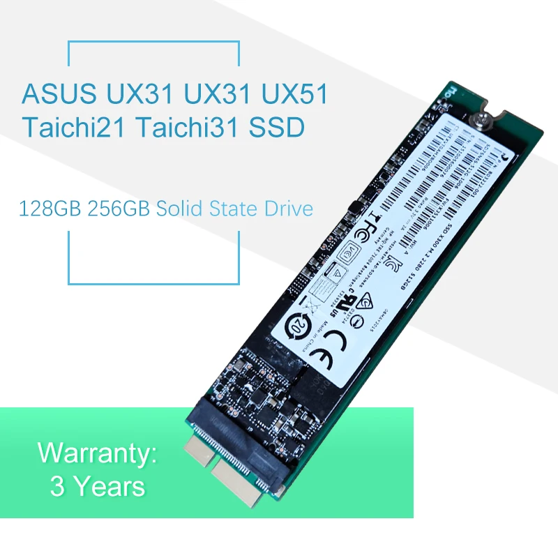 Новый 128 ГБ 512 ТБ 2 твердотельный накопитель для ASUS TAHCHI21 TAICHI 21 31 UX21 UX31 UX51 SSD ноутбука