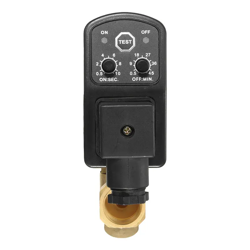 Акция-AC 220V 1/2 дюйма электронный Timed 2 Way воздушный компрессор газовый бак автоматический дренажный клапан
