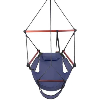 

Well-equipped S-shaped Hook High Strength Assembled Hanging Seat Cacolet Blue