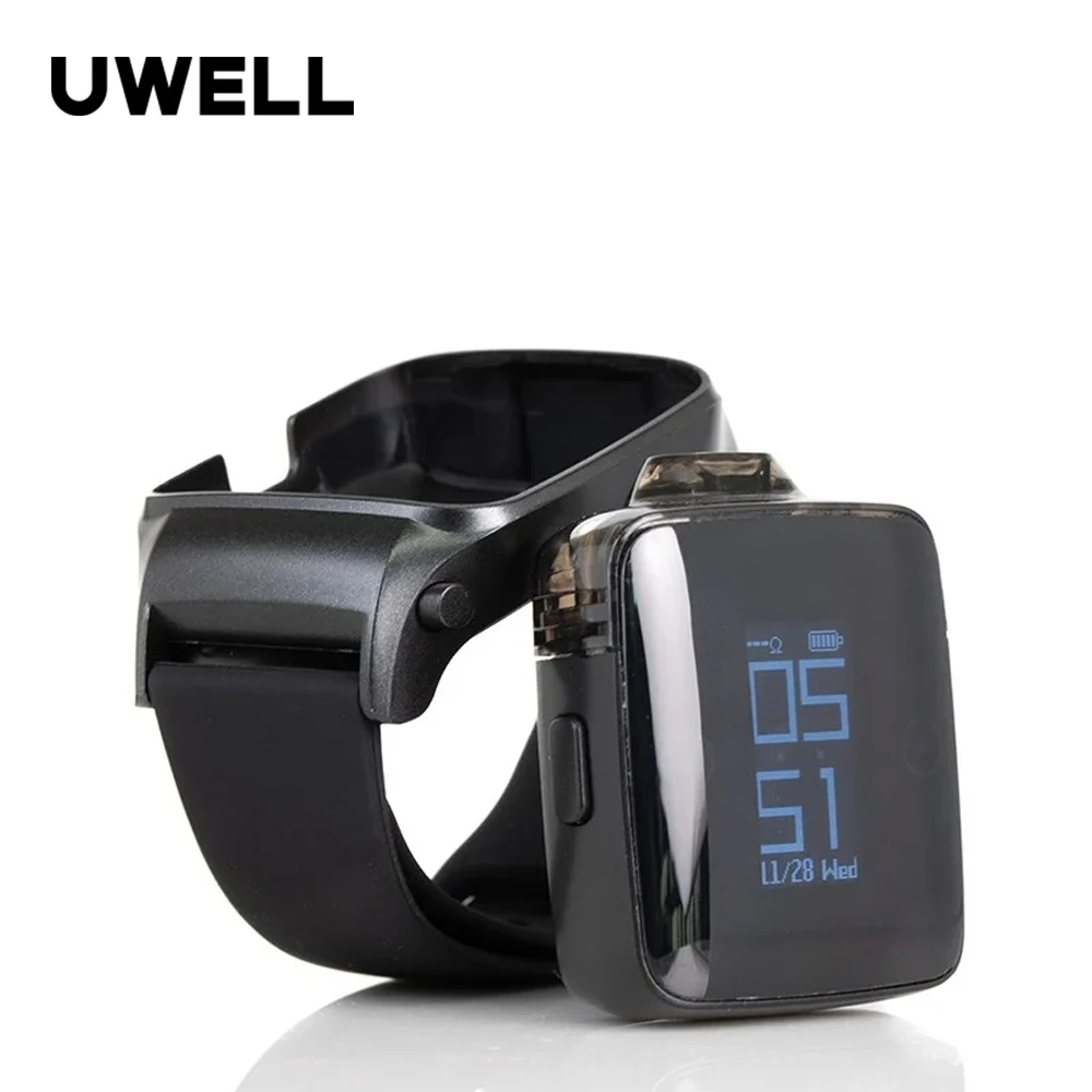 Оригинальный Uwell Amulet Pod System Kit с батареей 370 мАч 2 мл картридж часы стиль