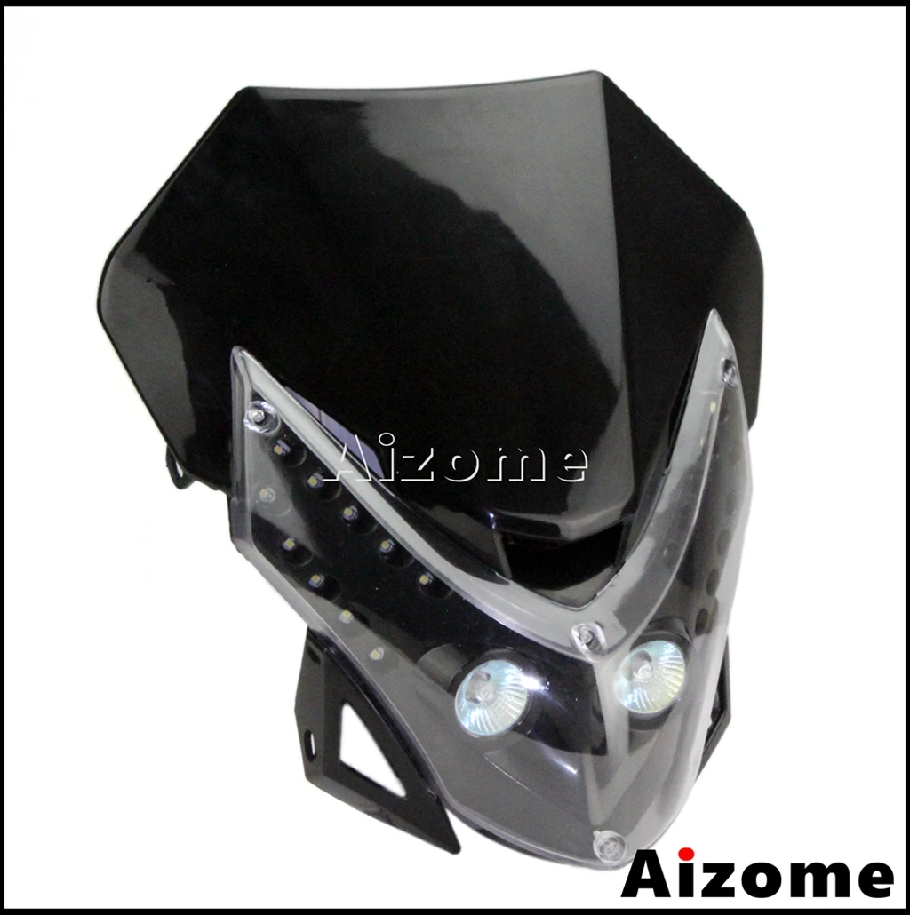 ヘッドライト DRZ400 LEDヘッドライトマウントブラケットキット Headlight LED DRZ400 Kit Mounting