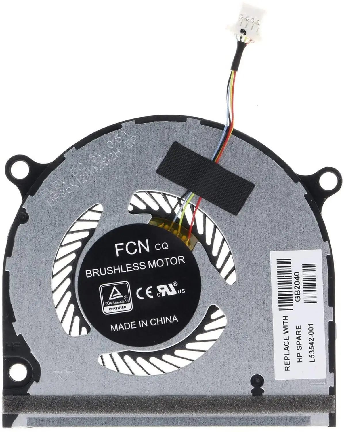 Computador para hp Envy X360 15-ds 15-dr 15m-dr Dr0004 15m-ds Ds0011 Tpn-w142 pc Gpu Gráficos Cpu Cooler Fãs L53542 L53541001de - Imagem 5