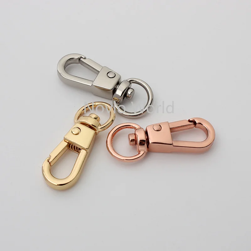 Nolvo World 20pcs 9*32mm 7 colors Eye Bolt Round Big Swivel Trigger Metal Bag Aluminum Zinc Alloy snap buckle