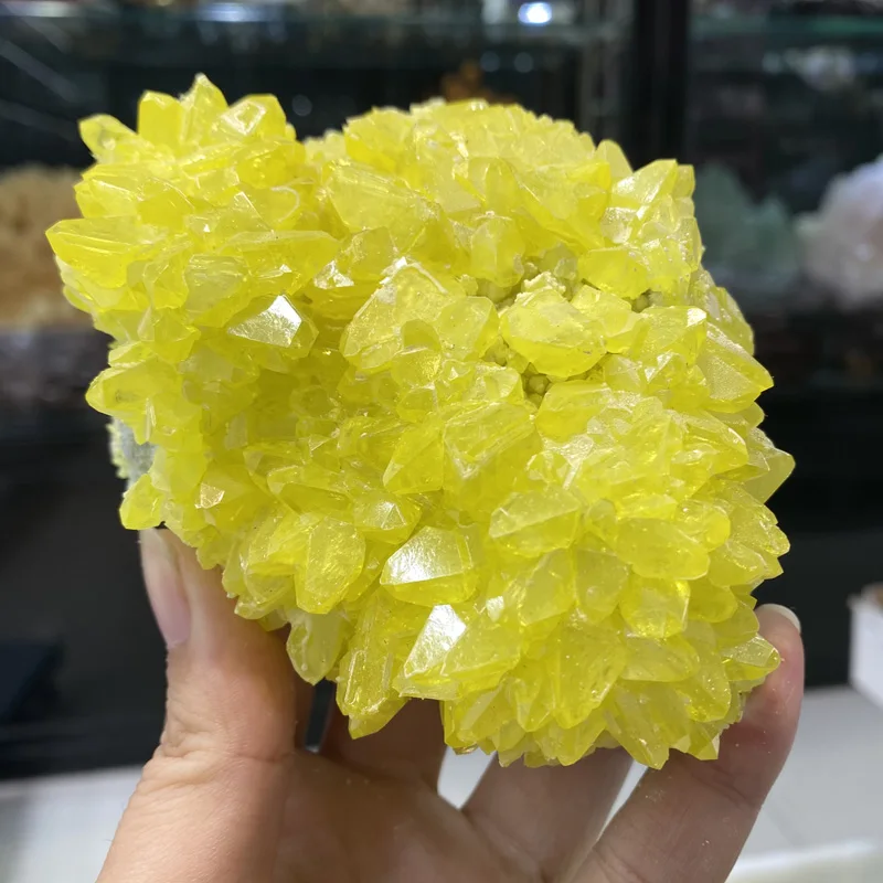 Natural Rough Yellow Bulk Native Sulfur Solid Rock Pecimens Raw Mineral Healing Crystal Cluster For Decoration 1pcs Stones Aliexpress