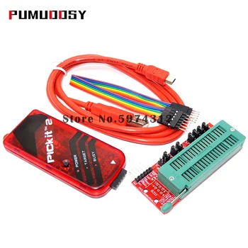 

1set PICKIT2 Programmer + PIC ICD2 PICKit 2 PICKIT 3 Programming Adapter Universal Programmer Seat
