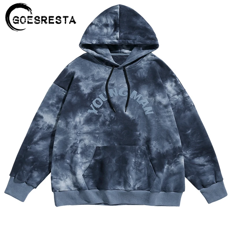 Autumn Cotton Tie Dye Hoodies Men Oversize Casual Hooded Sweatshirt Hip Hop Harajuku Streetwear Jumper Print Men Hoodies 2020 Autumn Cotton Tie Dye Hoodies Men Oversize Casual Hooded Sweatshirt Hip Hop Harajuku Streetwear Jumper Print Men Hoodies 2020