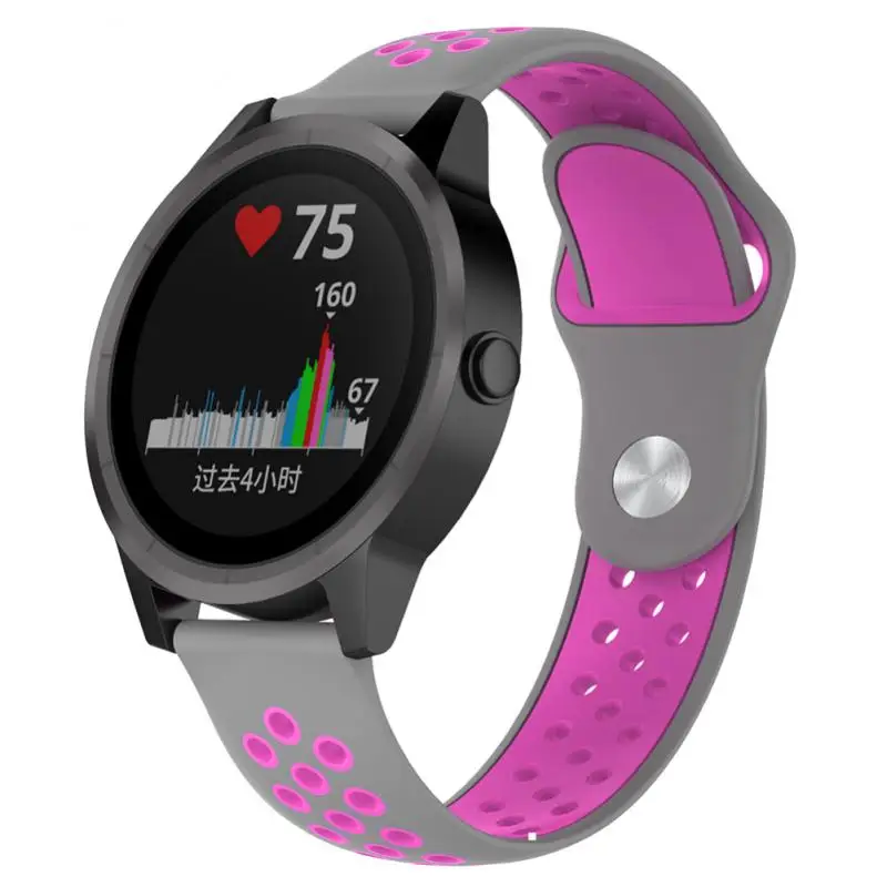 Аксессуары для Garmin Forerunner 645 музыка/245 м силиконовый ремешок-браслет для vivoactive 3 Музыка/огнеупорные часы браслет разноцветный ремень