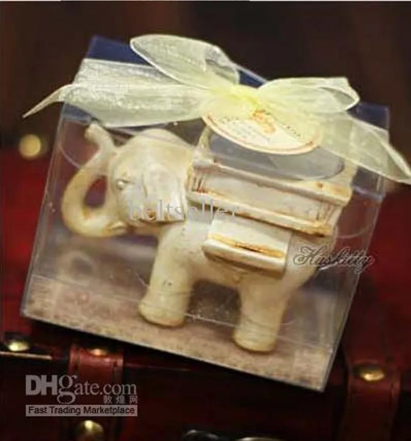 Lucky Elephant подсвечник Короткий держатель свечей прием гостей в доме невесты сувениры подарок банкетный стол Декор 10 шт./партия