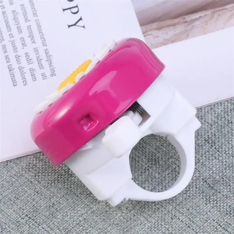 1PC Bike Bell Iron Safe Chrysanthemum Pattern Loud Cute Bike Horn Bicycle Ring Bell for Children