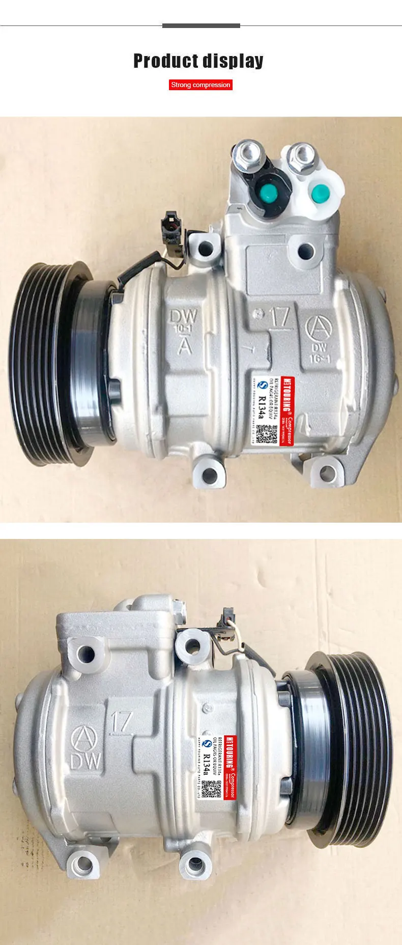 10PA17C A/C компрессор для KIA Sportage 2,0/hyundai Tucson 2,0 2004-2010 977012D600 977012E500 1605022900 977012E551 OK2KB61450